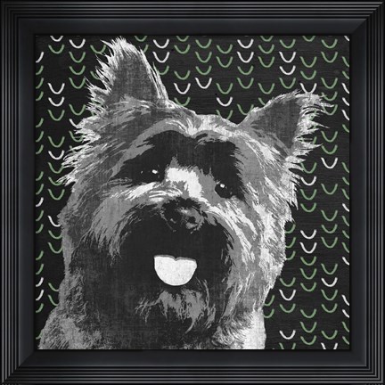 Framed Yorkie Print