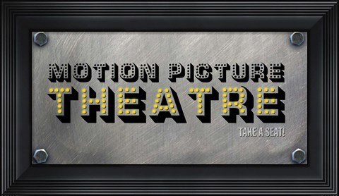 Framed Motion Picture Theatre Print