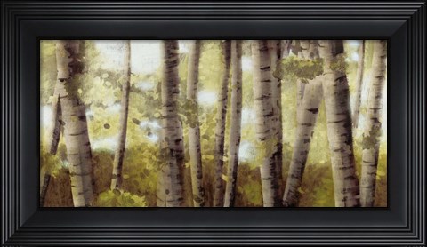 Framed Palest Gold Print