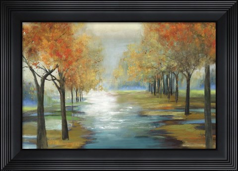 Framed Glittering Sprites Print