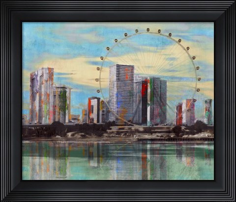 Framed Sunset Roundabout Print