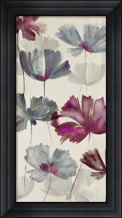 Framed Ruffled Petals II Print