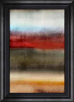 Framed Tribal Colour Wash I Print