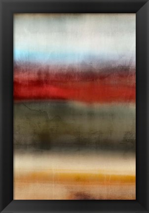 Framed Tribal Colour Wash I Print