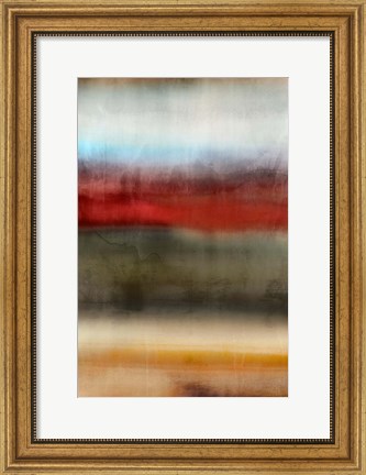 Framed Tribal Colour Wash I Print