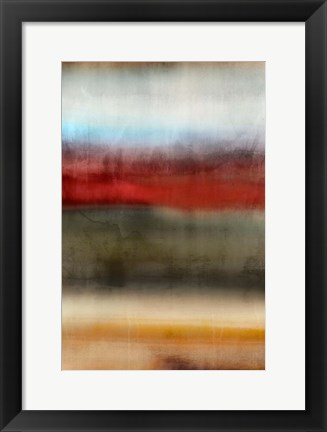 Framed Tribal Colour Wash I Print