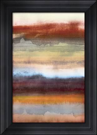 Framed Tribal Colour Wash II Print