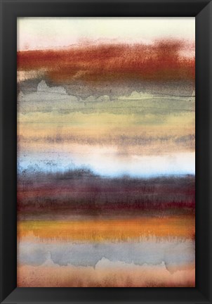Framed Tribal Colour Wash II Print