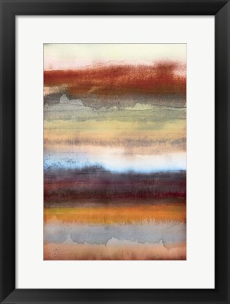 Framed Tribal Colour Wash II Print