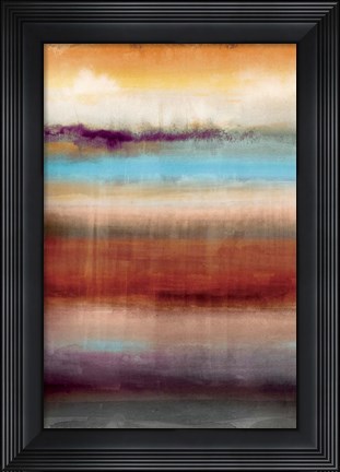 Framed Tribal Colour Wash III Print