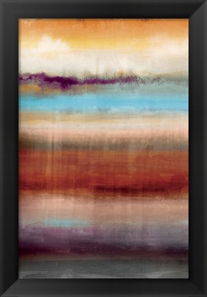 Framed Tribal Colour Wash III Print