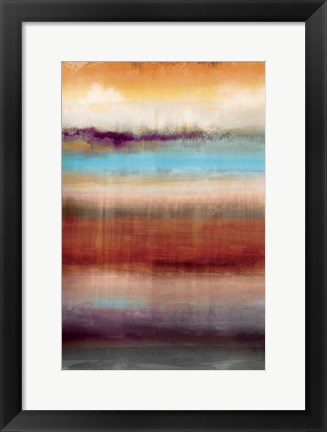 Framed Tribal Colour Wash III Print