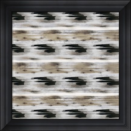 Framed Grey Tribal II Print