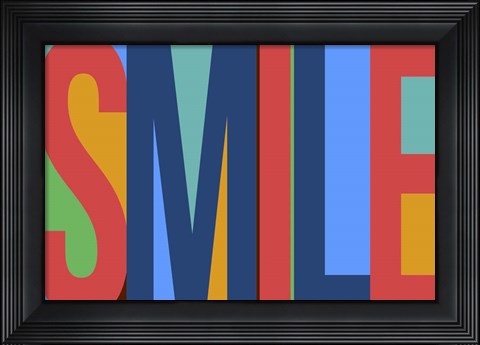 Framed Smile Print