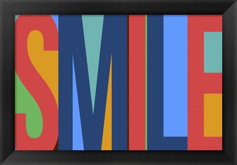 Framed Smile Print