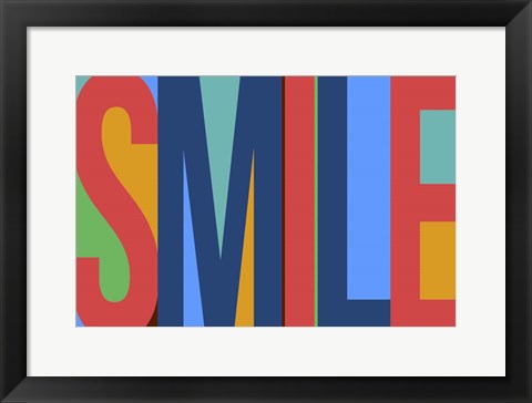 Framed Smile Print