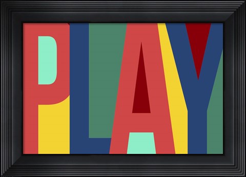 Framed Play Print