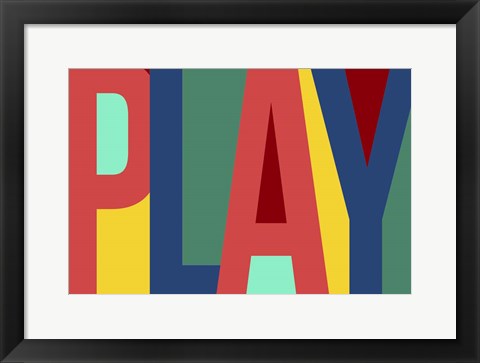 Framed Play Print