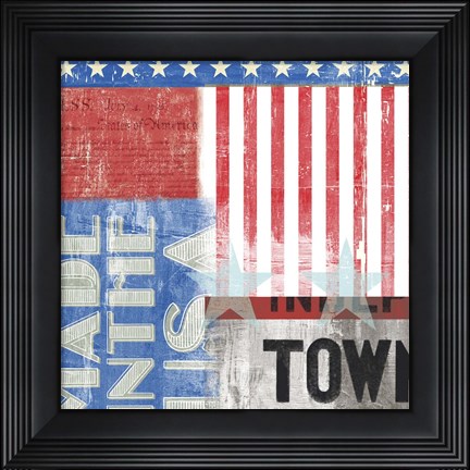 Framed USA Print