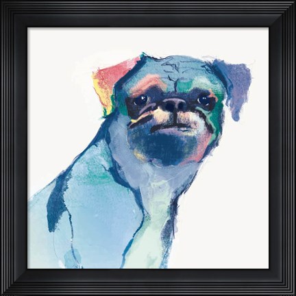 Framed Snug Watercolor Print