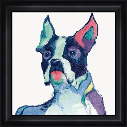 Framed Ulysses Watercolor Pastel Print