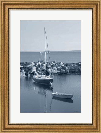 Framed By the Sea II with Border Print
