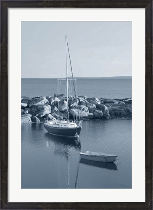 Framed By the Sea II with Border Print