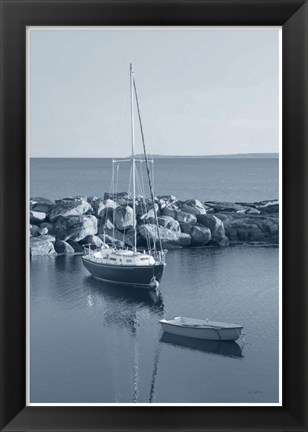 Framed By the Sea II with Border Print