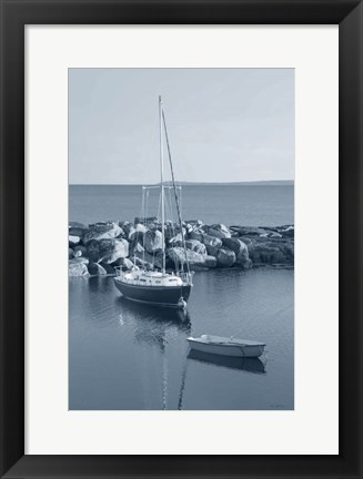 Framed By the Sea II with Border Print