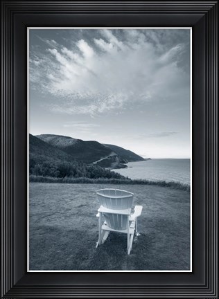 Framed By the Sea IV with Border Print