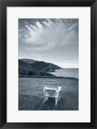 Framed By the Sea IV with Border Print