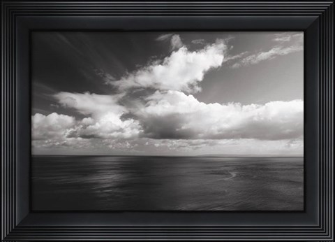Framed Looking Out BW Print