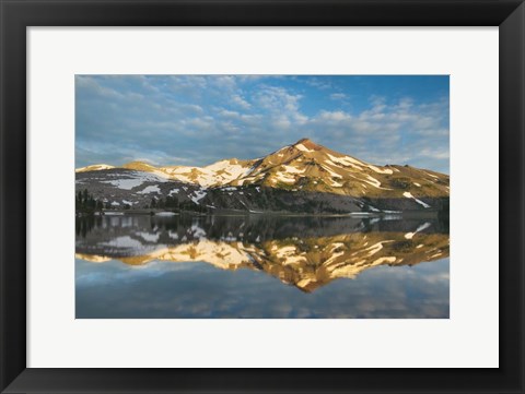 Framed South Sister Reflection I Print