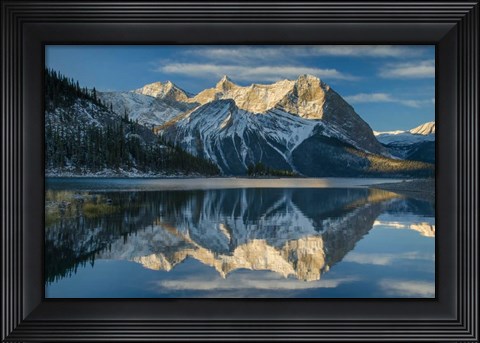 Framed Kananaskis Lake Reflection Print