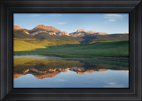 Framed Rocky Mountains Montana Print