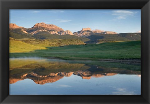 Framed Rocky Mountains Montana Print