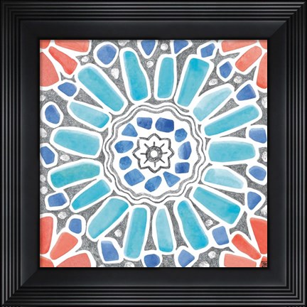 Framed Coastal Sea Life VII Print