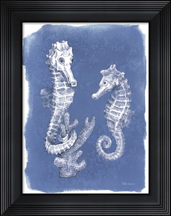 Framed Coastal Sea Life V Print