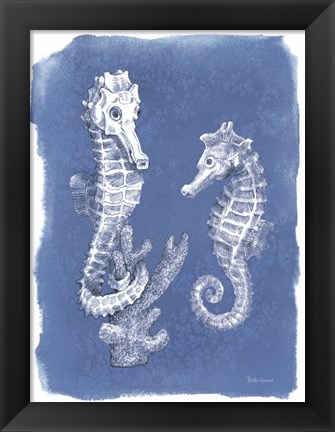 Framed Coastal Sea Life V Print