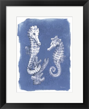 Framed Coastal Sea Life V Print