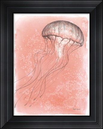 Framed Coastal Sea Life IV Print