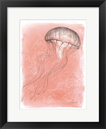 Framed Coastal Sea Life IV Print