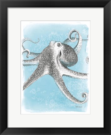 Framed Coastal Sea Life II Print