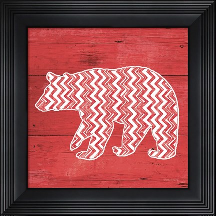 Framed Nordic Holiday X Print