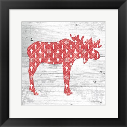 Framed Nordic Holiday IX Print
