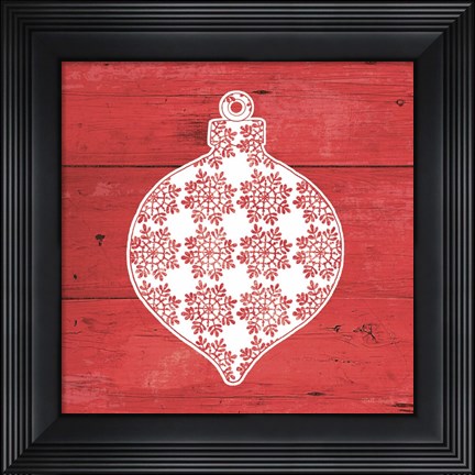 Framed Nordic Holiday XIV Print