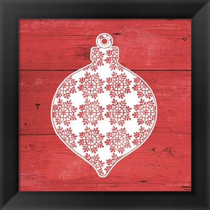 Framed Nordic Holiday XIV Print