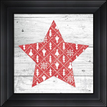 Framed Nordic Holiday XIII Print