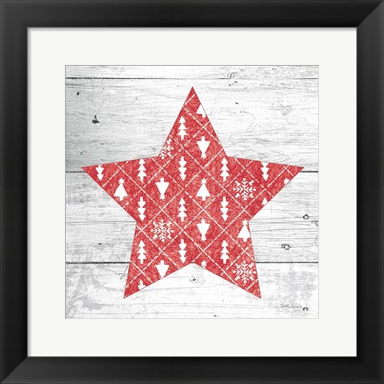 Framed Nordic Holiday XIII Print