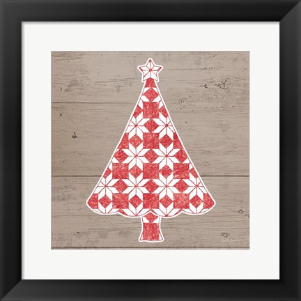 Framed Nordic Holiday XVI Print